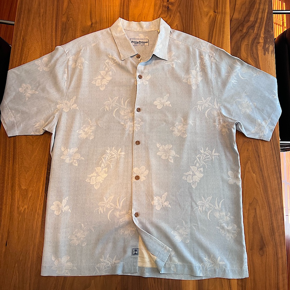 Tommy Bahama 100% Silk Shirt XL